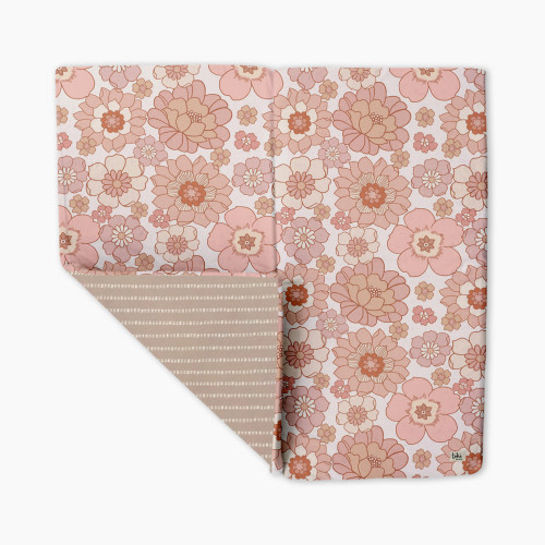 Toki Mats Standard Padded Play Mat - Blooms, Non-Organic