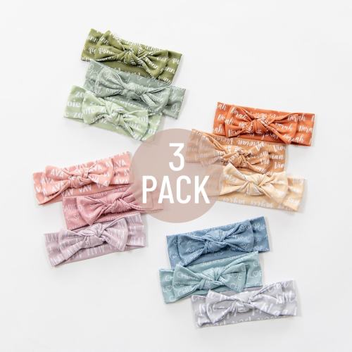 3 Pack Personalized Baby Headband Bows Newborn Size - EtsyUSPaypalVisaMastercardDiscoverApple PayKlarnaGiftcard