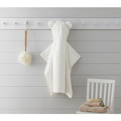 Faux-Fur Animal Baby Hooded Towels