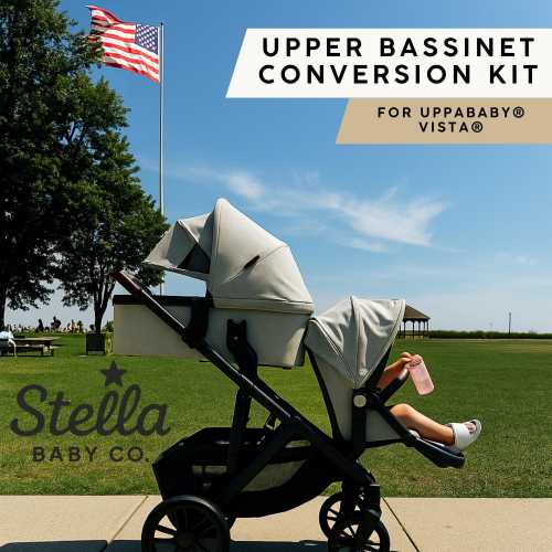 Upper Bassinet Conversion for UPPAbaby® Vista® - Double Stroller Conversion with Rumble Seat