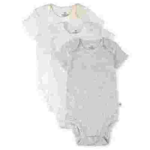 Honest Baby Clothing Baby Boy or Girl Gender Neutral Organic Cotton Short Sleeve Bodysuits, 3 Pack (Preemie-24 Months)