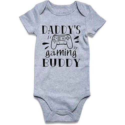 Baby Boys Girls Bodysuit Infant Funny Outfit Newborn Short Sleeve Romper Clothes Baby Jumpsuit 0-12 Months
