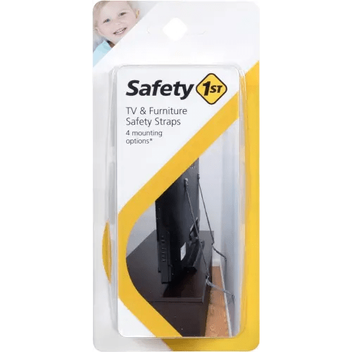 Safety 1st TV & Furniture Safety Straps, Black, Multi, 2 Straps(Pack of 1)