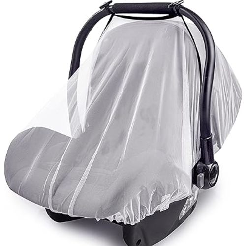 YVMVDV Baby Mosquito Net for Infant Car Seats, Stroller and Bassinets, White, One Size