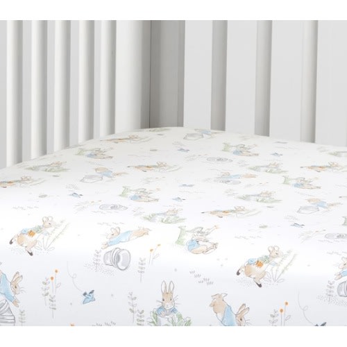 Peter Rabbit Organic Crib Fitted Sheet