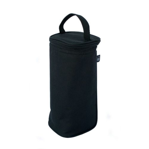 J.l. Childress Breastmilk Cooler & Baby Bottle Bag, Insulated Leak Proof, Ice Pack Included, Single In Grey Chevron