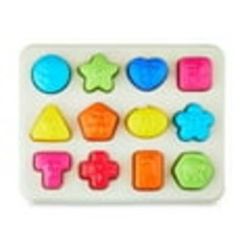 Spark.Create.Imagine. 13-Piece Shape Sorting Sensory Puzzle, Ages 3 Months+
