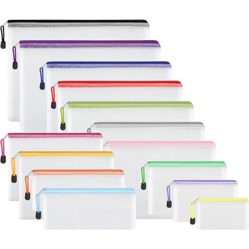EOOUT 14pcs Zip Pouch Organizers