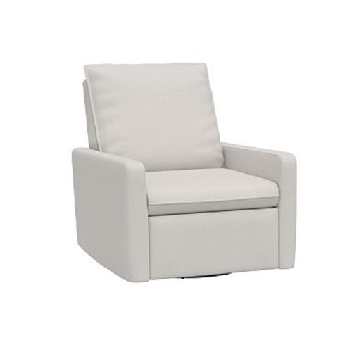 Paxton Power Recliner Heathered Chenille Pebble
