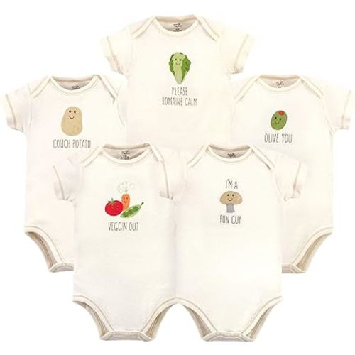 Touched by Nature Unisex Baby Organic Cotton Bodysuits