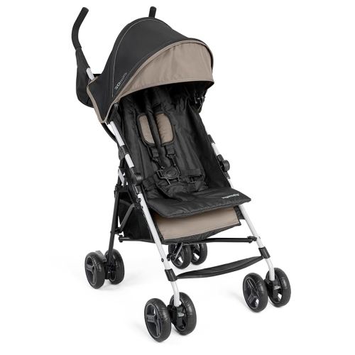 Amazon.com : Ingenuity3D Mini Convenience Stroller – Lightweight Stroller with Compact Fold, Multi-Position Recline, Canopy with Pop Out Sun Visor – Umbrella Stroller for Travel and More, Cashew Tan : Baby