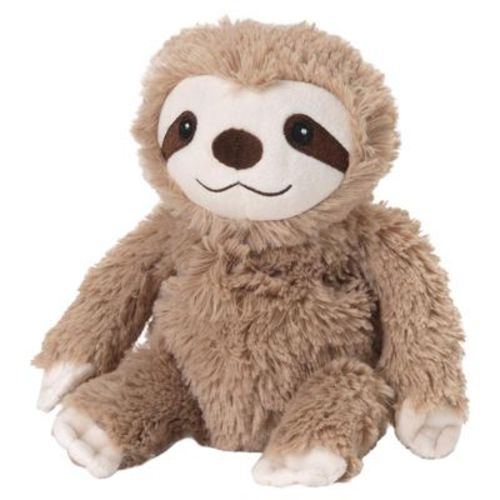 Warmies Stuffed Sloth Animal Plush Brown