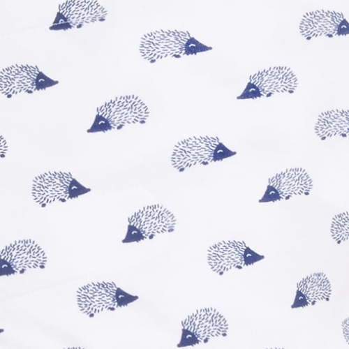 Halo® Sleepsack® Swaddle for Newborn Boys, 100% Cotton in Navy Hedgehog Design, 0-3 Months