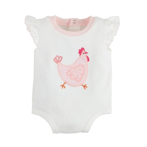 Farm Ruffle Baby Bodysuit | Mud Pie