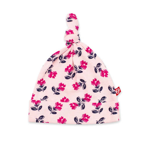 Tulips Organic Cotton Rib Knot Hat – Zutano