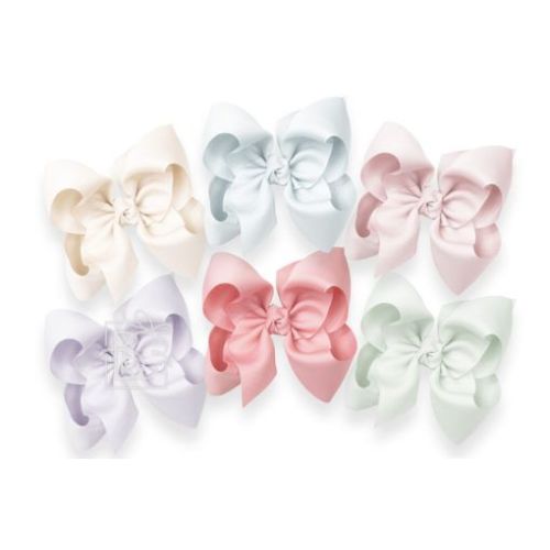Satin Double Knot Bow on Clip