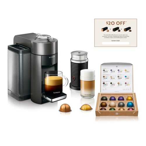 Nespresso Evoluo Coffee/Espresso Maker w Frother and Voucher