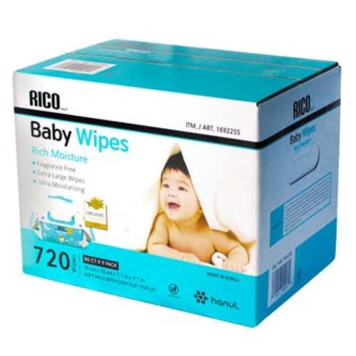 RICO Baby Wipes, 720-count | Costco