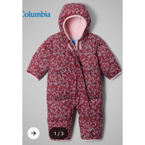 Columbia Infant Snuggly Bunny II Bunting Snow Suit