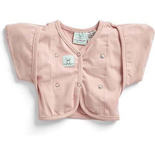 ergoPouch 0.2 TOG Butterfly Cardi with Arm Pockets, Baby Swaddle Transition Aid, Wear Over Any Sleeping Bag (0-3 Months, Daisies)