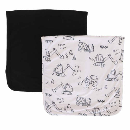 Doodle Dozers 2pc Burp Cloth Set