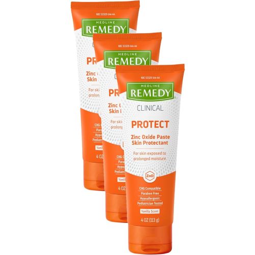 Medline Remedy Phytoplex Z-Guard Skin Protectant Paste, 4 Ounce (Pack of 3)