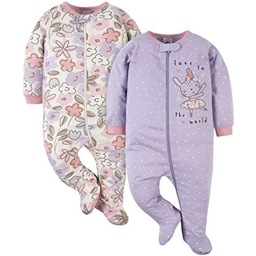 Gerber Baby Girls' 2-pack Sleep 'N Play