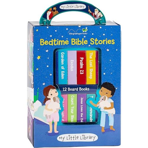 My Little Library: Bedtime Bible Stories (12 Board Books) Hardcover – December 16, 2021
