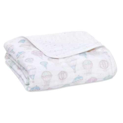 Above The Clouds Organic Baby Blanket | aden + anais