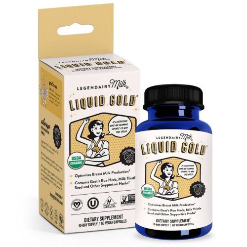 Legendairy Milk Liquid Gold Lactation Vegan Supplement - 60 Capsules