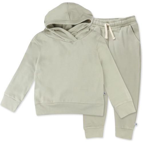 HonestBaby Multipack Pullover Hoodie Sweatshirt Jogger Sweatpant Sets Organic Cotton Baby, Toddler, Boys, Girls, Unisex
