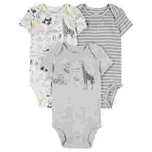 Carter's Child of Mine Baby Boy Bodysuit, 3-Pack, Sizes Preemie-18 Months