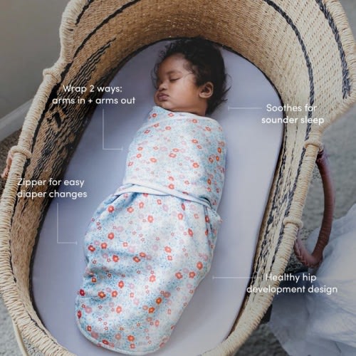 essentials wrap swaddles quick change 3 pack