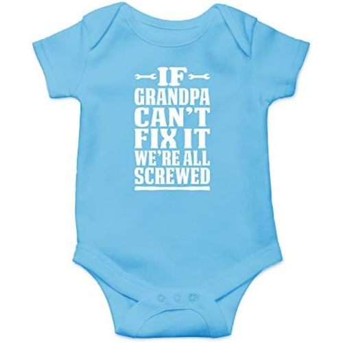 CBTwear If Grandpa Can't Fix It We're All Screwed Baby Bodysuit Cute Newborn Clothes Unisex Humor