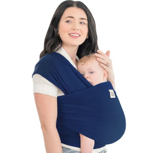 Keababies Original Baby Wraps Carrier, Baby Sling Carrier, Stretchy Infant Carrier For Newborn, Toddler (trendy Black)