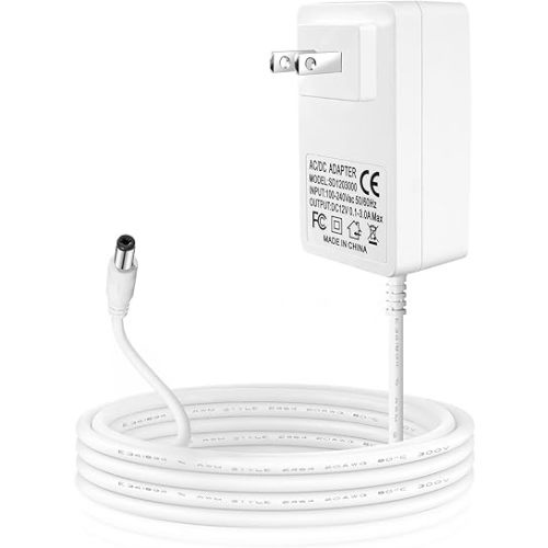 12V Charger for Spectra Breast Pump S2 S1, 6ft Power Cord Replacement for Electric Breast Pump S1 / S2 / S3 Pro / SPS100 / SPS200 / 9 Plus / M1 AC to DC Power Supply Adapter