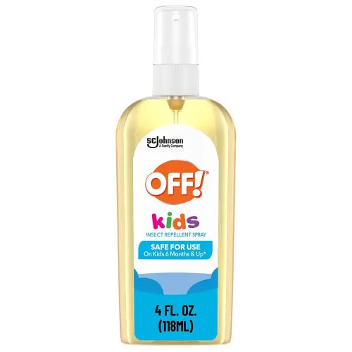 OFF! Kids Insect Repellent Spray, 100% Plant Based Oils, Safe for Use On Babies, Toddlers and Kids, 4 oz