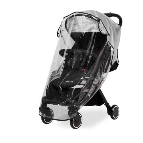 Clear Stroller Rain Cover, Universal Travel Weather Shield Breathable Baby Stroller Rain Cover for Windproof, Waterproof, Protect from Sun Dust Snow