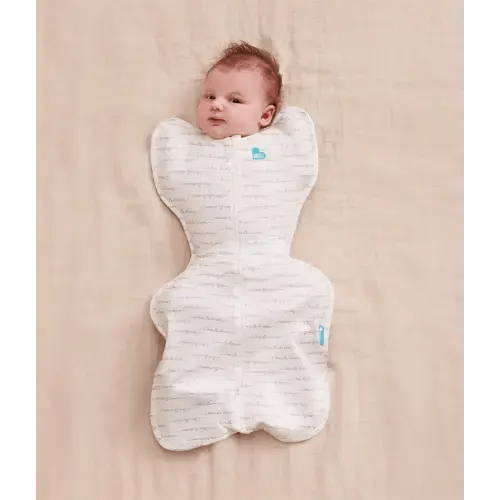 Swaddle Up™ 1.0 TOG Cotton White Dreamer - Small