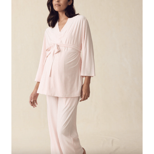LAKE | Women | DreamModal™ Pajamas | Fog Maternity Kimono Bundle
