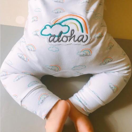 Aloha Baby Coverall - Coco Moon Hawaii - Size 0 to 24 Months