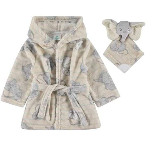 Disney baby-boys Baby Robe With Lovie Attacehment