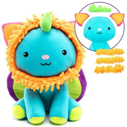 Educational Insights Plush Mixaroo Stuffed Animal with 12 Take Apart Pieces, Teaches Social Emotional Learning for Toddlers Girls Boys Ages 2 3 4+