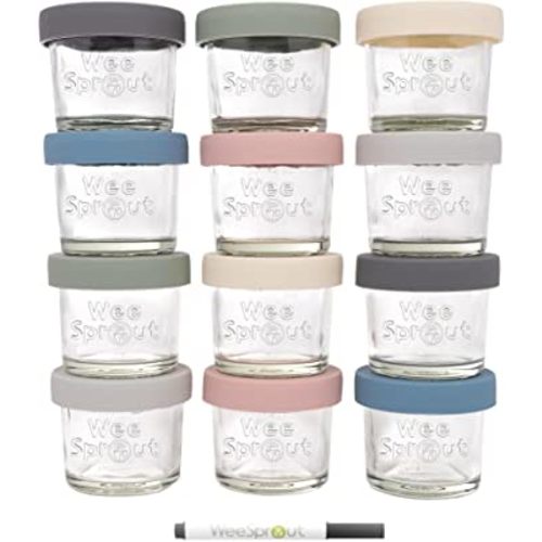 Overnight Oats Containers With Lid And Spoon Set Of 2, 10 Oz Large Airtight  Capacity Overnight Oats Jars With Measurement Marks, Reusable On The Go Cu