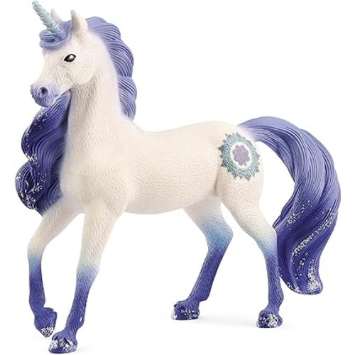 Schleich bayala - Mandala Unicorn Stallion Toy for Girls and Boys - Fantasy Horse Figurine for Kids Ages 5+