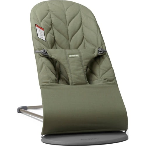 BabyBjörn Bouncer Bliss Convertible Quilted Baby Bouncer, Dark Green
