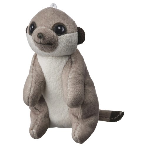 SANDLÖPARE Soft toy - meerkat/mini beige 3 ¼ "