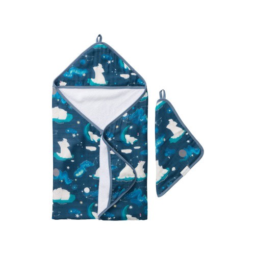 Hooded Towel & Washcloth Set