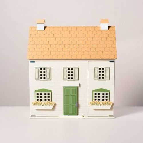 Toy Doll Townhouse With Furniture 20pc - Hearth & Hand™ With Magnolia: Plywood, Beechwood, Pine, 3+ Years, 4" Dolls