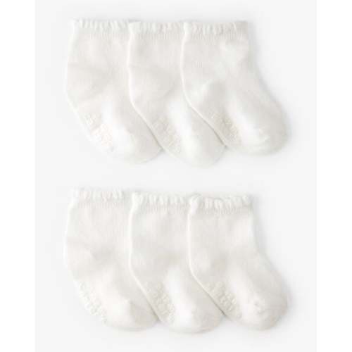 Baby 6-Pack Scallop Edge Crew Socks - Carter's | Carter's